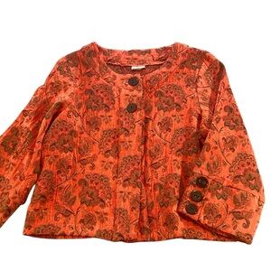 Habitat Tapestry Weave‎ Short Jacket, Large Autumn Fall